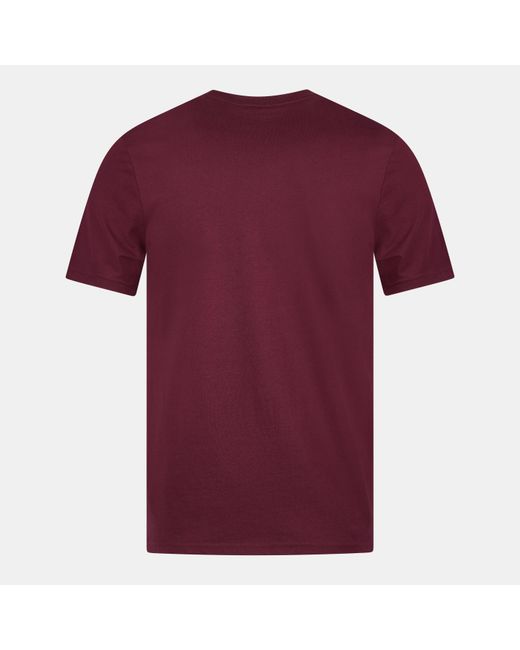 Lyle & Scott Red Basic Logo T Shirt for men