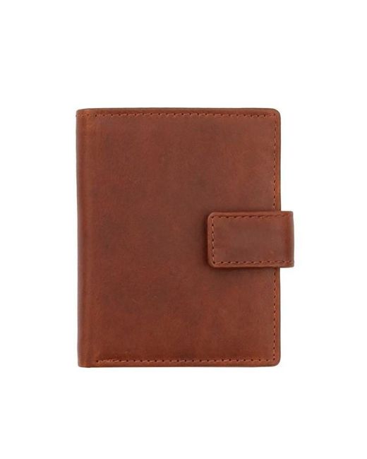 Primehide Brown Tuscan Bifold Wallet With Tab for men