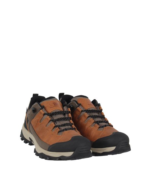 Karrimor Brown Logan Leather Waterproof Walking Shoe for men