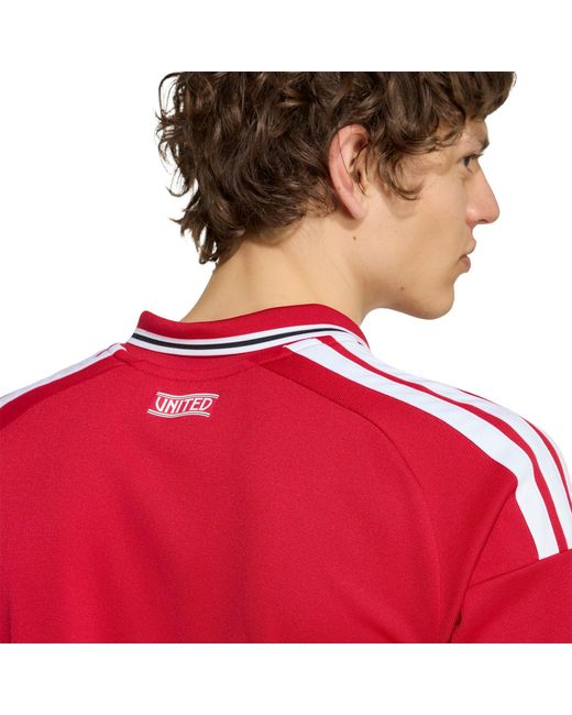 Adidas Red Manchester United Home Shirt 2026/27 for men