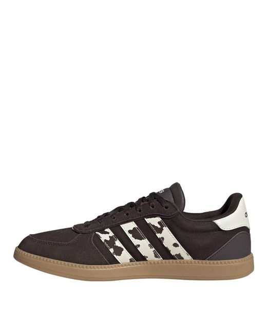 Adidas Brown Breaknet Sleek Suede Shoes