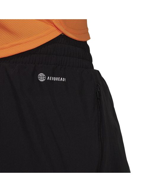Adidas Black Aeroready Designed For Movement Shorts for men