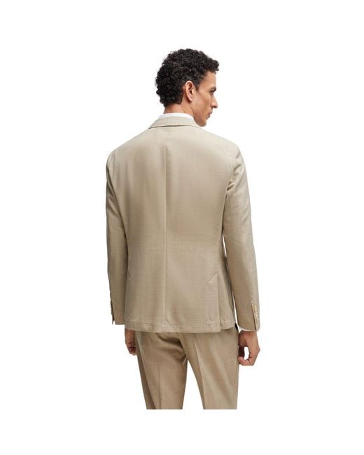 Boss Natural Hbc Lheston 2 Pcs 242 Camel Suit for men