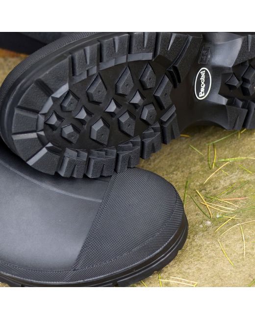 Brogini Black Hawkswick Neoprene Mucking-Out Welly for men