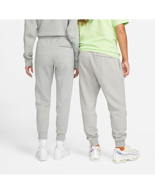 Nike Gray Sportswear Club Fleece Jogging Pants for men