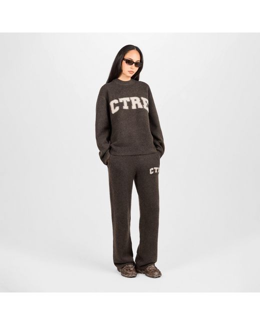 The Couture Club Brown Knitted Sweatshirt