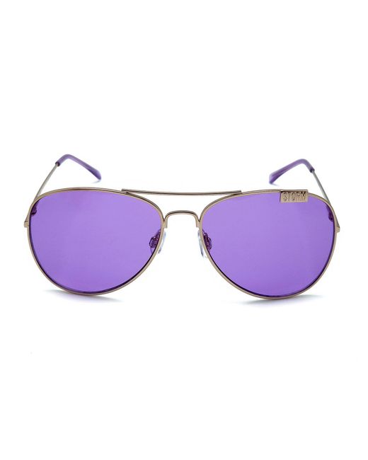 Storm Purple Aviator Sunglasses