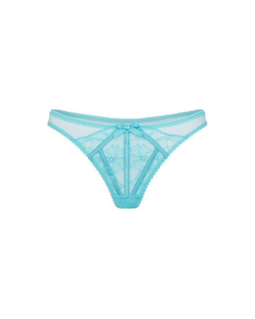 Agent Provocateur Blue Rozlyn Thong