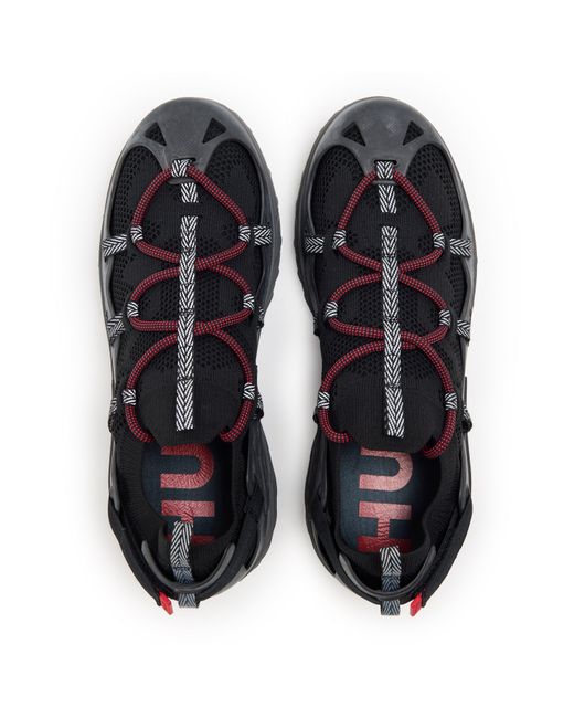 HUGO Black Reeflyn Slon Kn Casual Low-Top Trainers for men