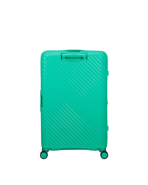 American Tourister Green Diablast Spinner 78X49X31/34Cm Exp Tsa Large Hard Suitcase