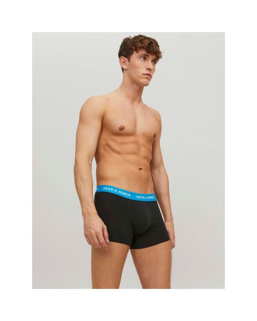 Jack & Jones Blue Lee 5 Pack Trunks for men