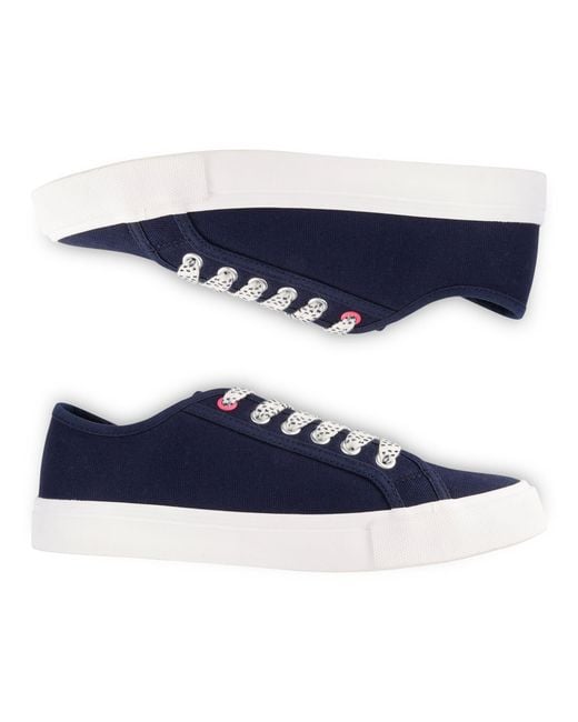 Regatta Blue Marine Canvas Trainers
