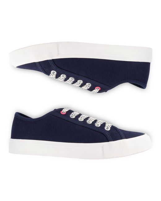 Regatta Blue Marine Canvas Trainers