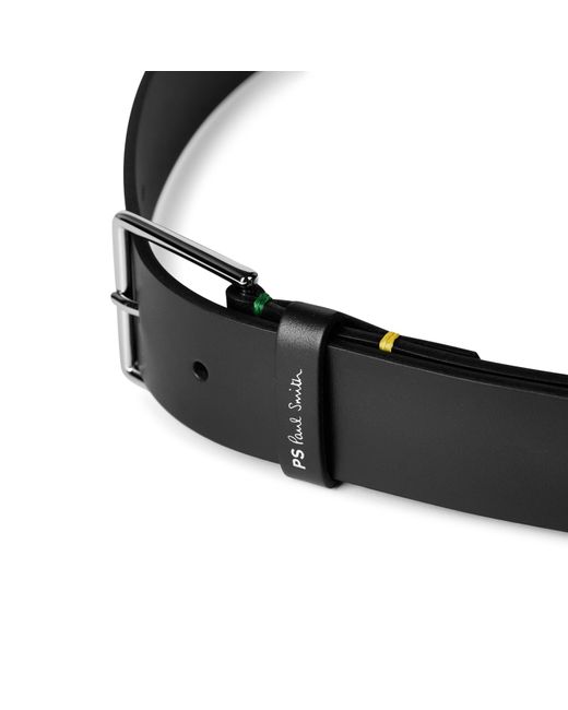 Paul Smith Black Smart Leather Belt for men