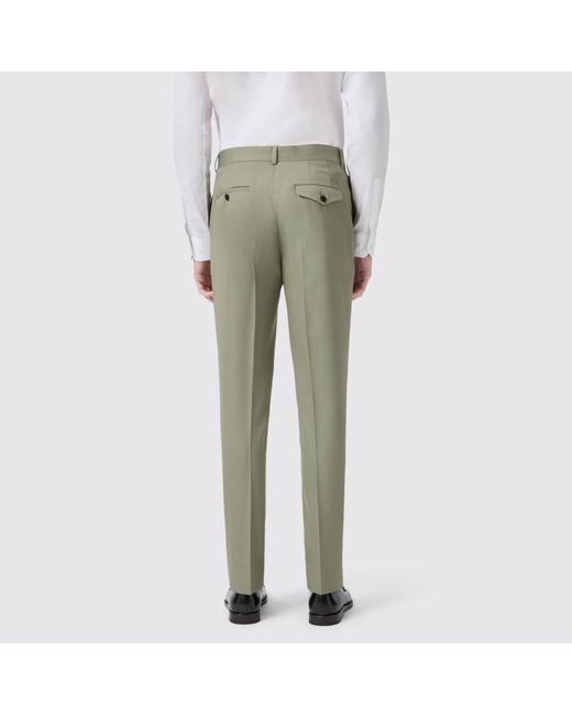 Twisted Tailor Gray Ellroy Slim Fit Trousers for men