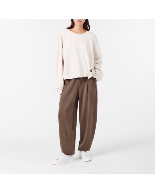 Boss Brown Edarea Closed Hem Fleece Trousers