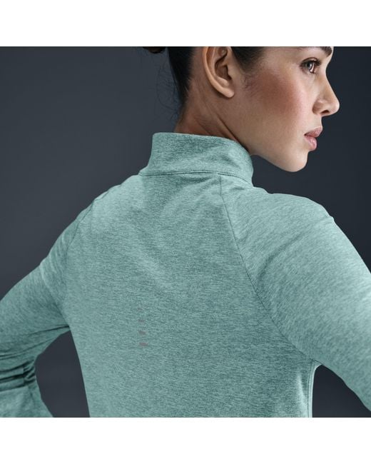 Nike Blue Swift 1/4-Zip Running Top