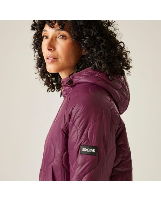Regatta Red Triea Water-Repellent Lightweight Quilted Jacket