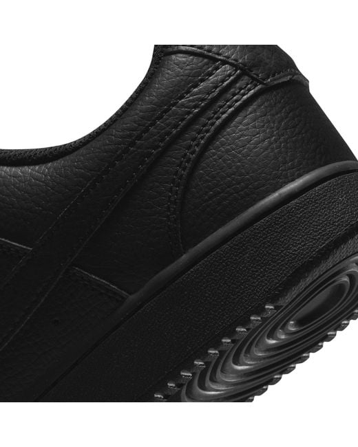 Nike Black Court Vision Low Trainers for men