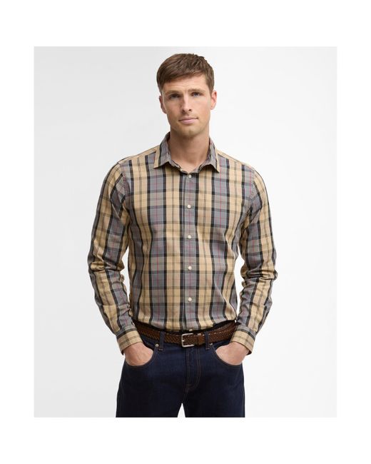 Barbour Brown Kenton Shirt for men