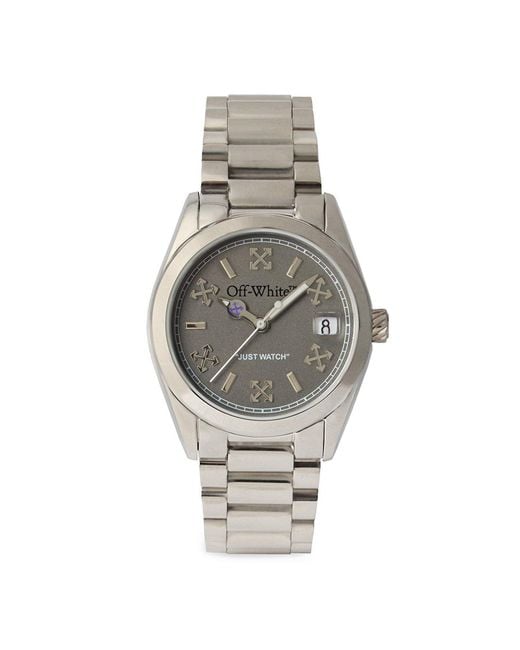 Off-White c/o Virgil Abloh Metallic Crossing Watch
