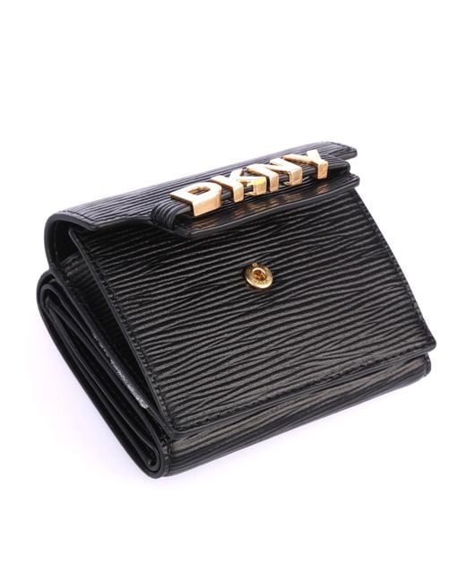 DKNY Metallic Avril Tri-Fold Wallet