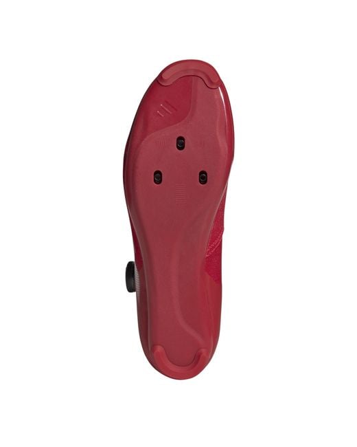 Adidas Red Tempo Stripes Boa Road Cycling Shoes for men