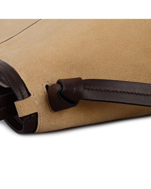 Radley Brown Connaught Leather Shoulder Strap Magnetic Bucket Bag