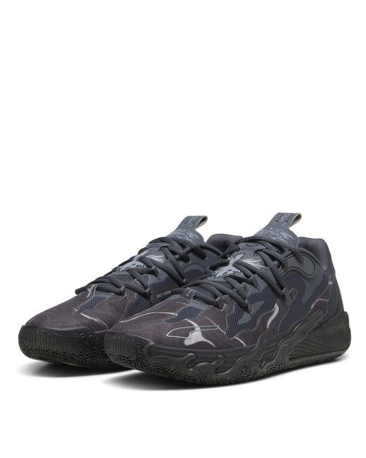 PUMA Blue Mb.03 Lo Team Basketball Trainers for men
