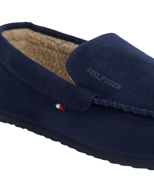 Tommy Hilfiger Blue Driver Moccasin Slippers for men