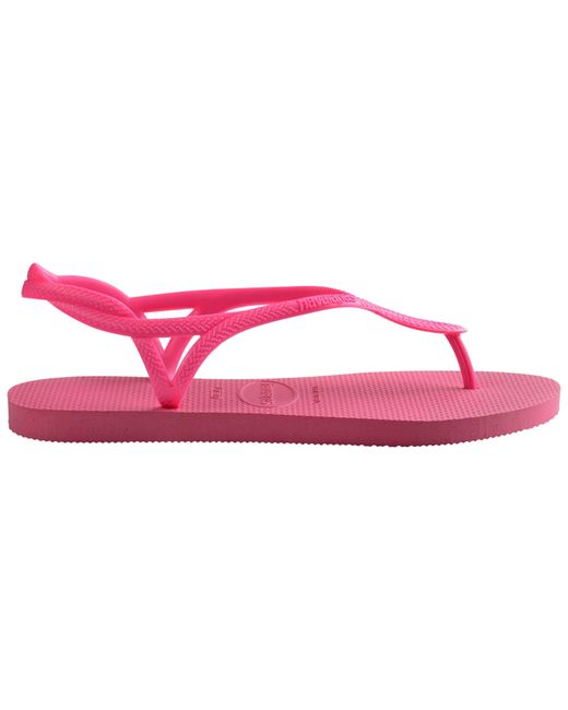 Havaianas Pink Luna Cyber Flip Flops