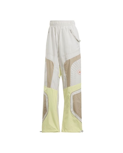 Adidas White Closed Hem Woven Tracksuit Joggers
