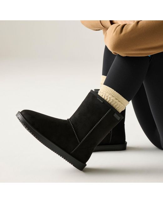 Regatta Black Risley Mid Waterproof Boots