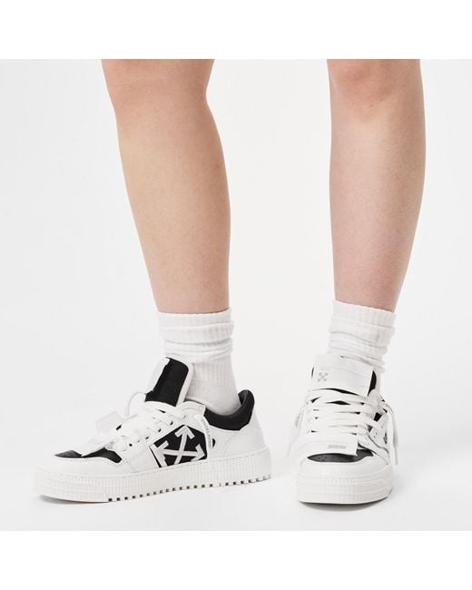 Off-White c/o Virgil Abloh White Low 3.0 Sneakers With Zip Tie Tag