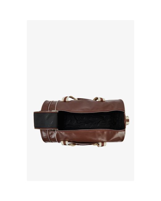 Fred Perry Brown Classic Barrel Bag for men