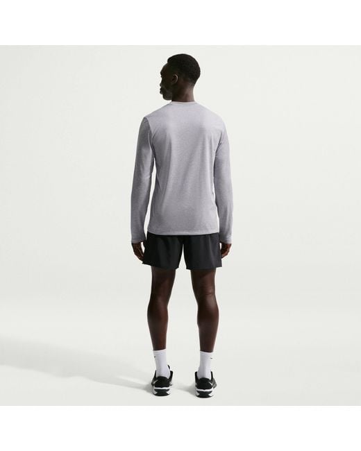 Nike Gray Legend Long Sleeve T-Shirt for men