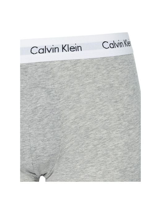 Calvin Klein Gray Calvinklein 3 Pack Boxer Briefs for men