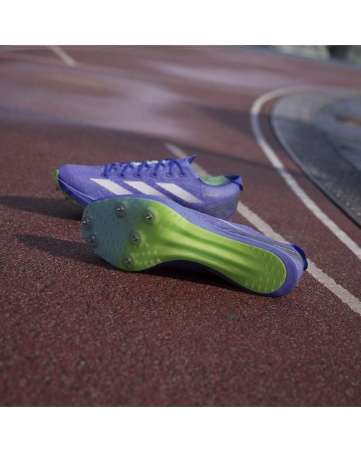 Adidas Blue Adizero Prime Sp3 Training Shoes for men