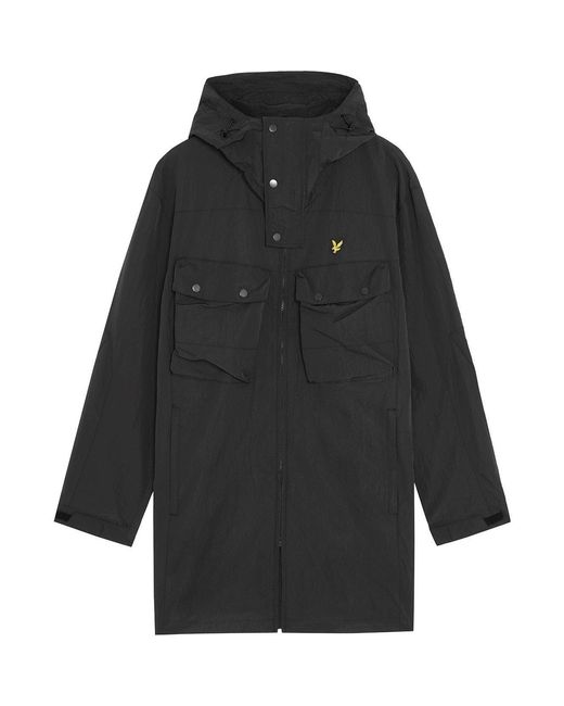 Lyle & Scott Black Guard Parka for men