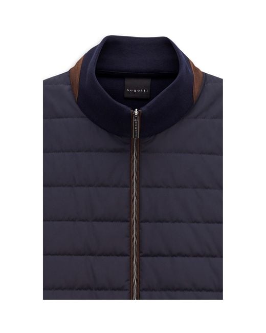 Bugatti Blue Hybred Gilet for men