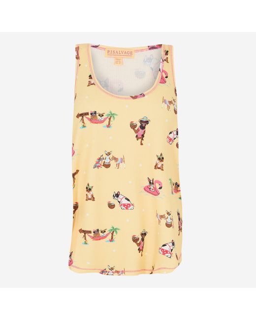 Pj Salvage Natural Novelty Tank Top