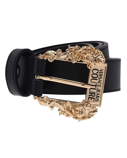 Versace Jeans Couture Blue Donna Buckle Belt