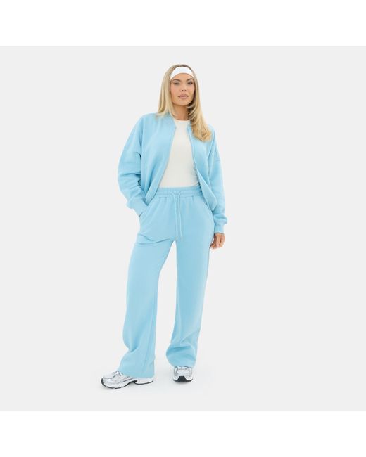 I Saw It First Blue Wide Leg Joggers