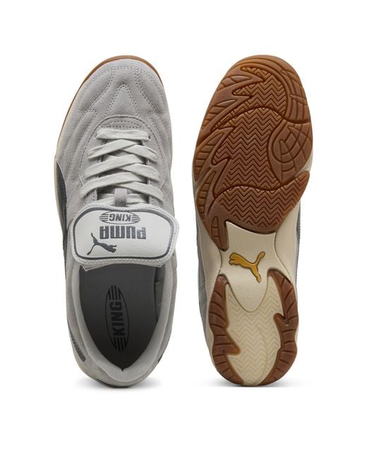 PUMA White King Indoor Suede Low-Top Trainers for men