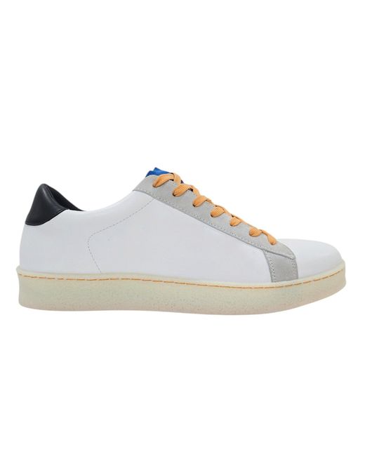 Loyalti White Castro Low-Top Trainers for men