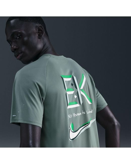 Nike Green Stride Ss Top for men