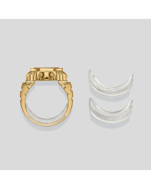 G-Shock Metallic Triple Hoop Earrings