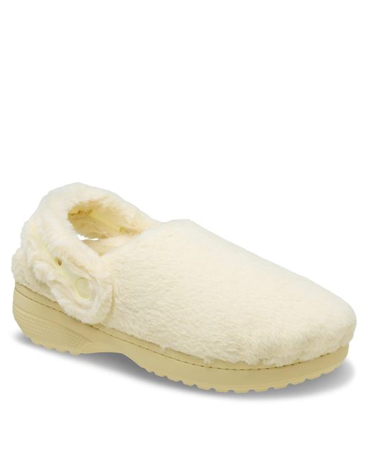 CROCSTM Natural Unfurgettable Lined Mule Slippers