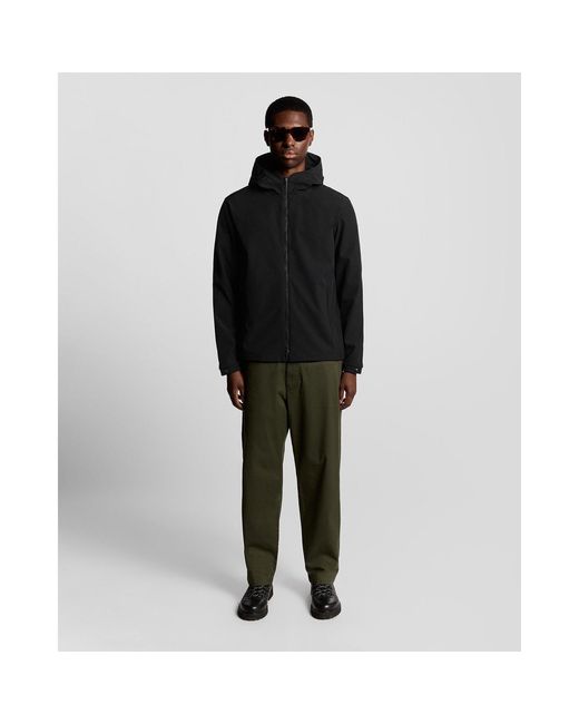 Lyle & Scott Black T Jacket Softshell Jacket for men