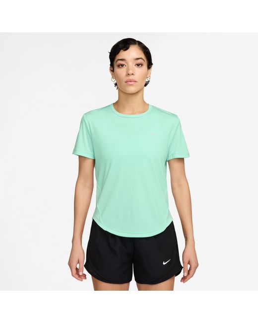 Nike Green Tempo Dri-Fit Short-Sleeve Running Top